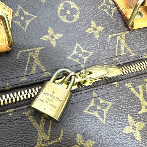 LOUIS VUITTON Brown Monogram Boston Bag - Picture 10 of 16